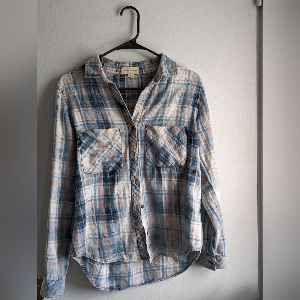 Plaid button down